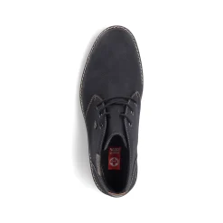 Rieker Men'S Lace-Up Shoes Asphalt Black