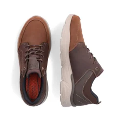 Rieker Men'S Lace-Up Shoes Fox Brown