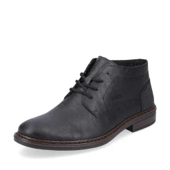 Rieker Men'S Lace-Up Shoes Jet Black