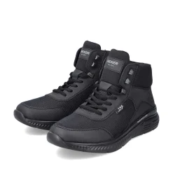 Rieker Men'S Lace-Up Shoes Asphalt Black