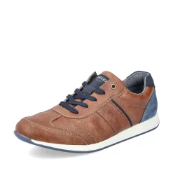 Rieker Men'S Lace-Up Shoes Chestnut Brown