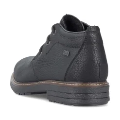 Rieker Men'S Lace-Up Shoes Asphalt Black