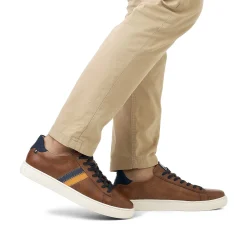 Rieker Men'S Low Nut Brown Sneakers