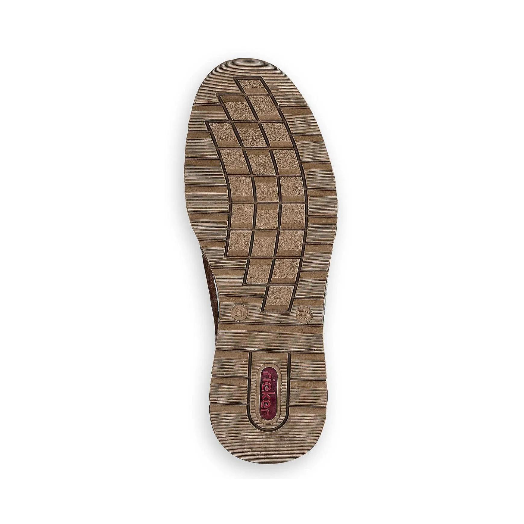Rieker Men'S Low Sneaker Caramel Brown