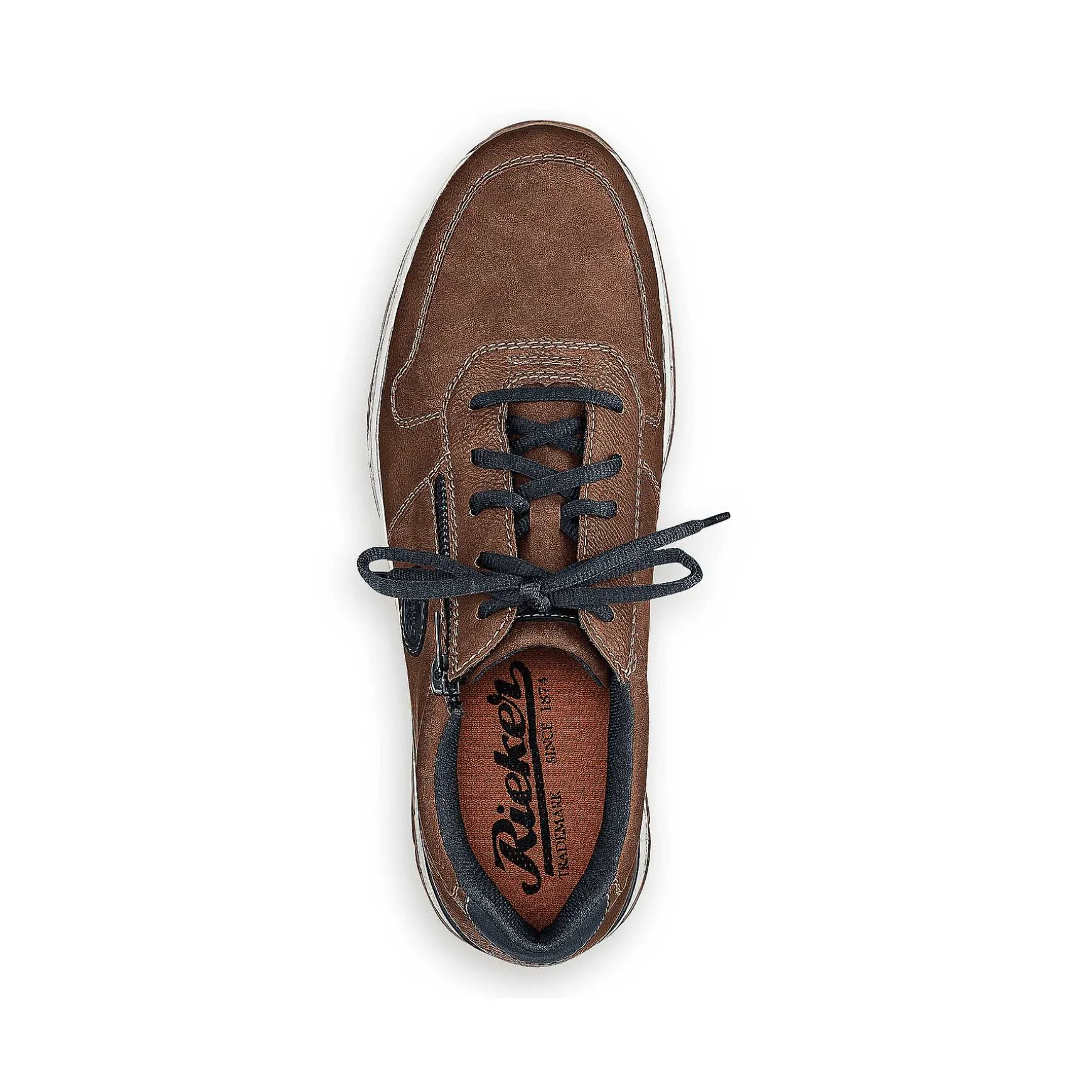 Rieker Men'S Low Sneaker Caramel Brown