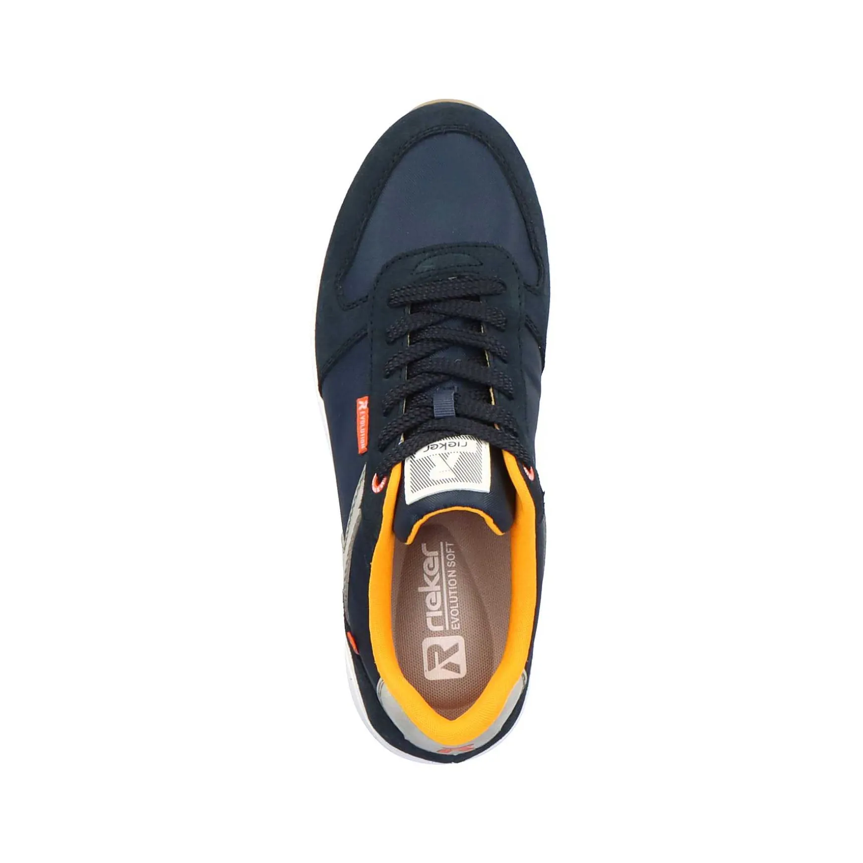 Rieker Men'S Low Sneaker Navy-Blue Steel-Grey