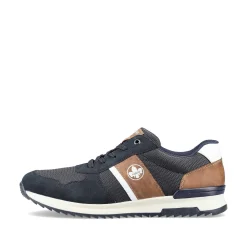 Rieker Men'S Low Sneaker Navy Blue