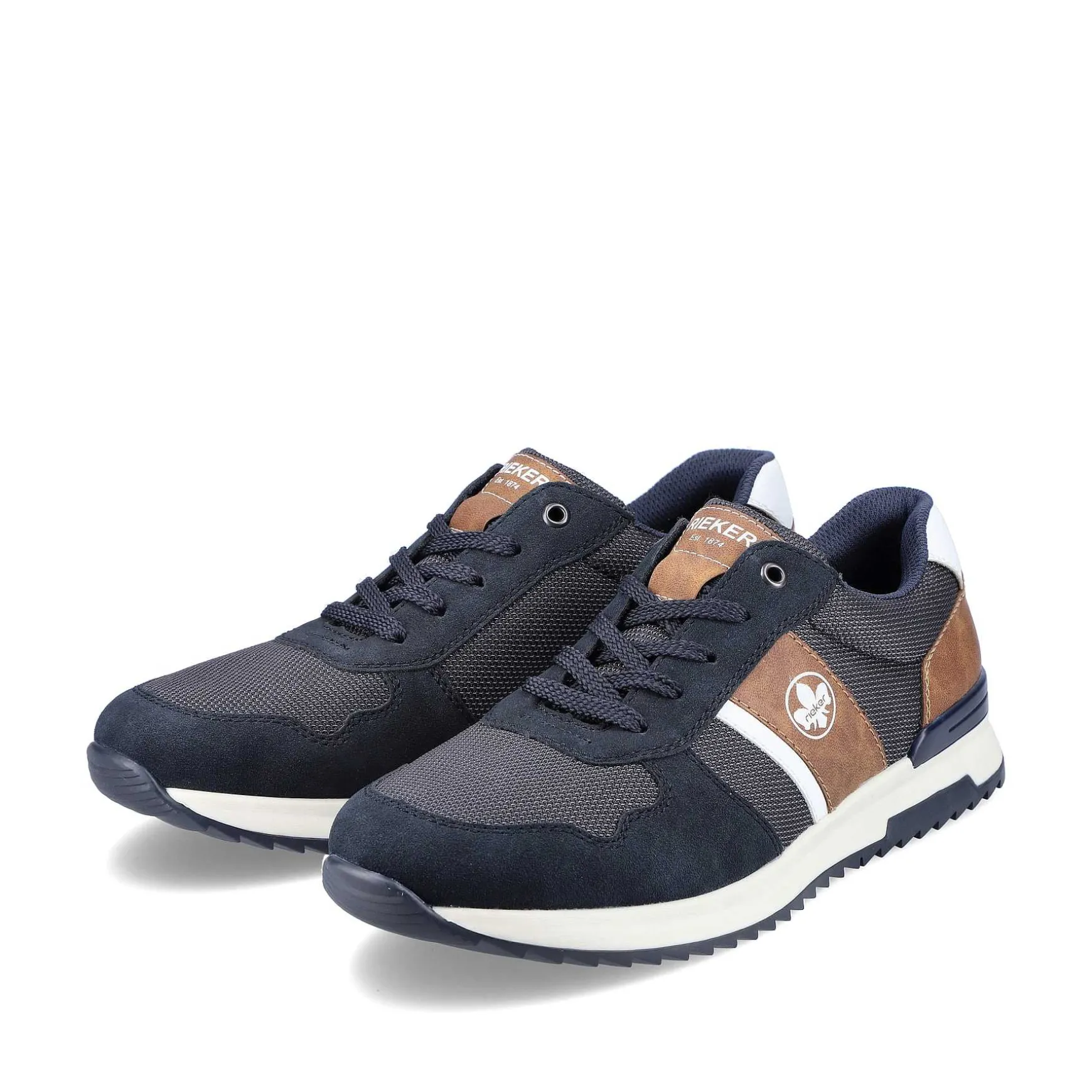 Rieker Men'S Low Sneaker Navy Blue