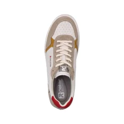 Rieker Men'S Low Sneaker Vanilla-White Clay-Beige