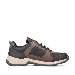 Rieker Men'S Low Sneakers In Chestnut Brown