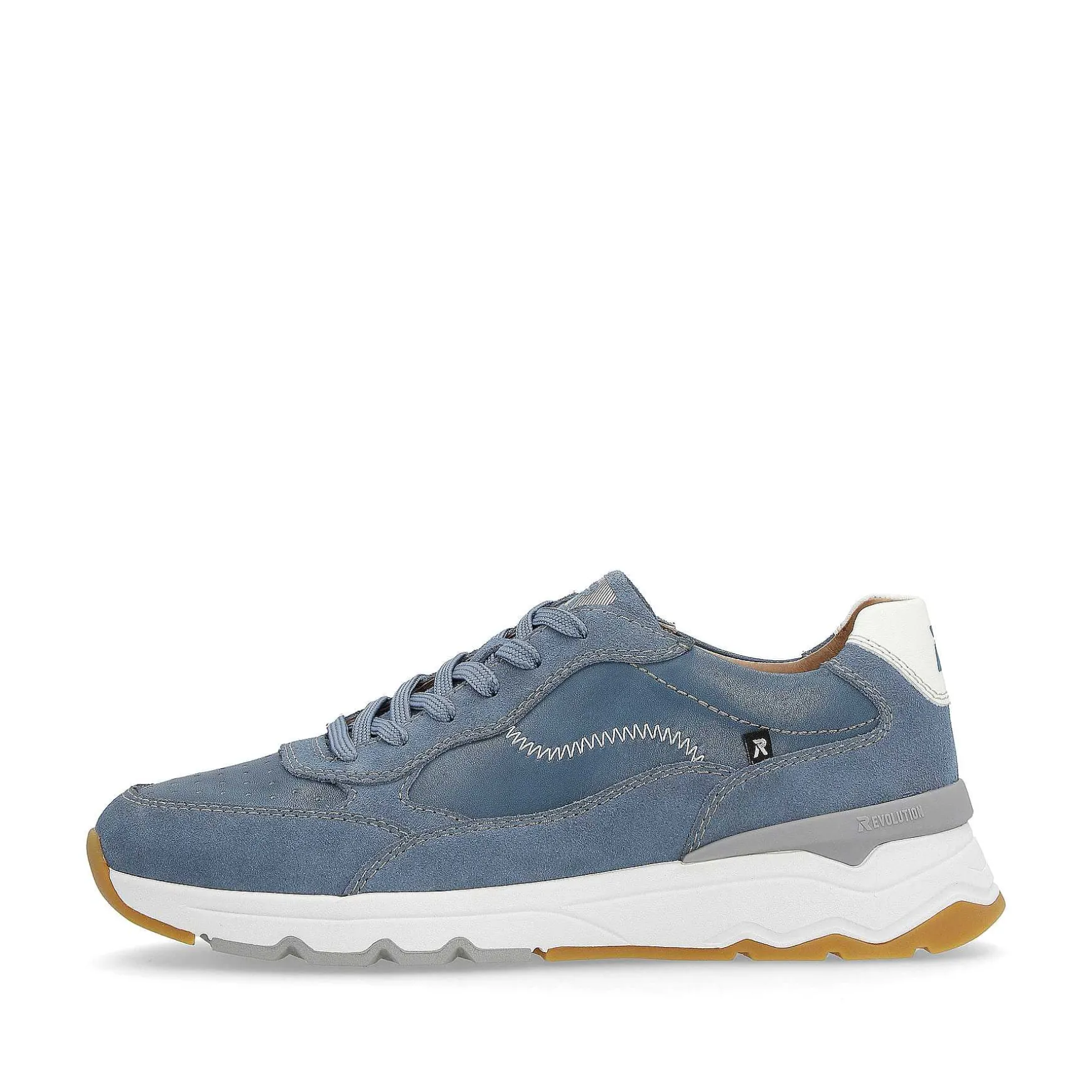 Rieker Men'S Low Sneakers Ocean Blue