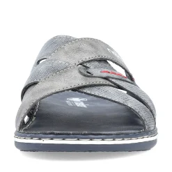Rieker Men'S Mules Blue Gray