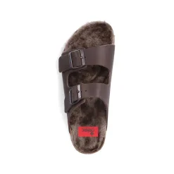 Rieker Men'S Mules Chestnut Brown