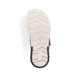 Rieker Men'S Mules Chestnut Brown