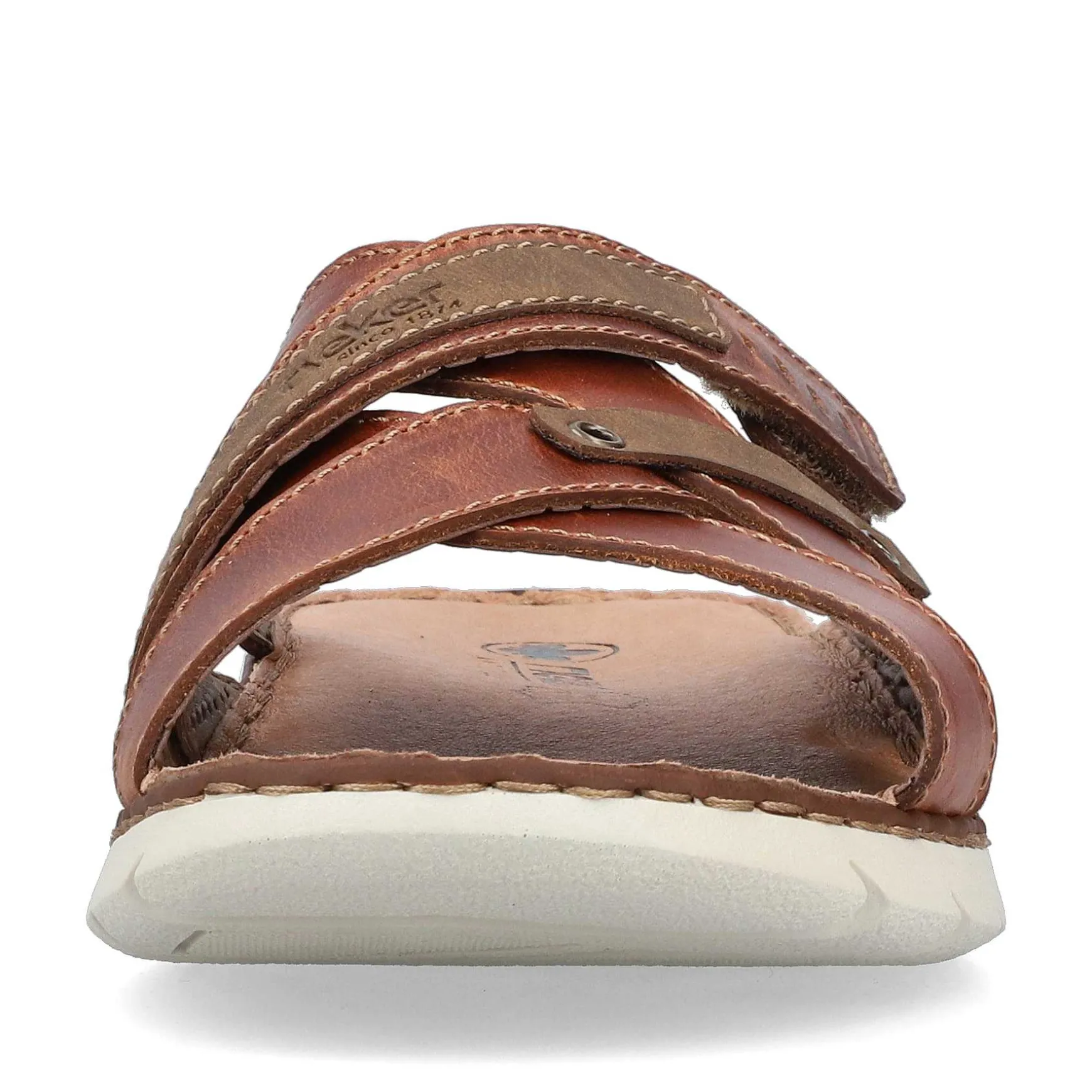 Rieker Men'S Mules Chestnut Brown