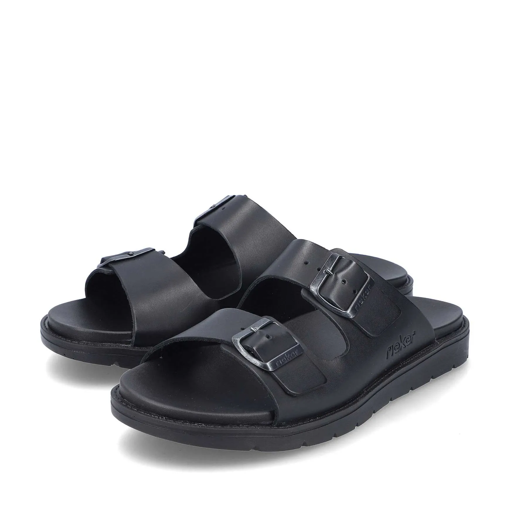 Rieker Men'S Mules Deep Black