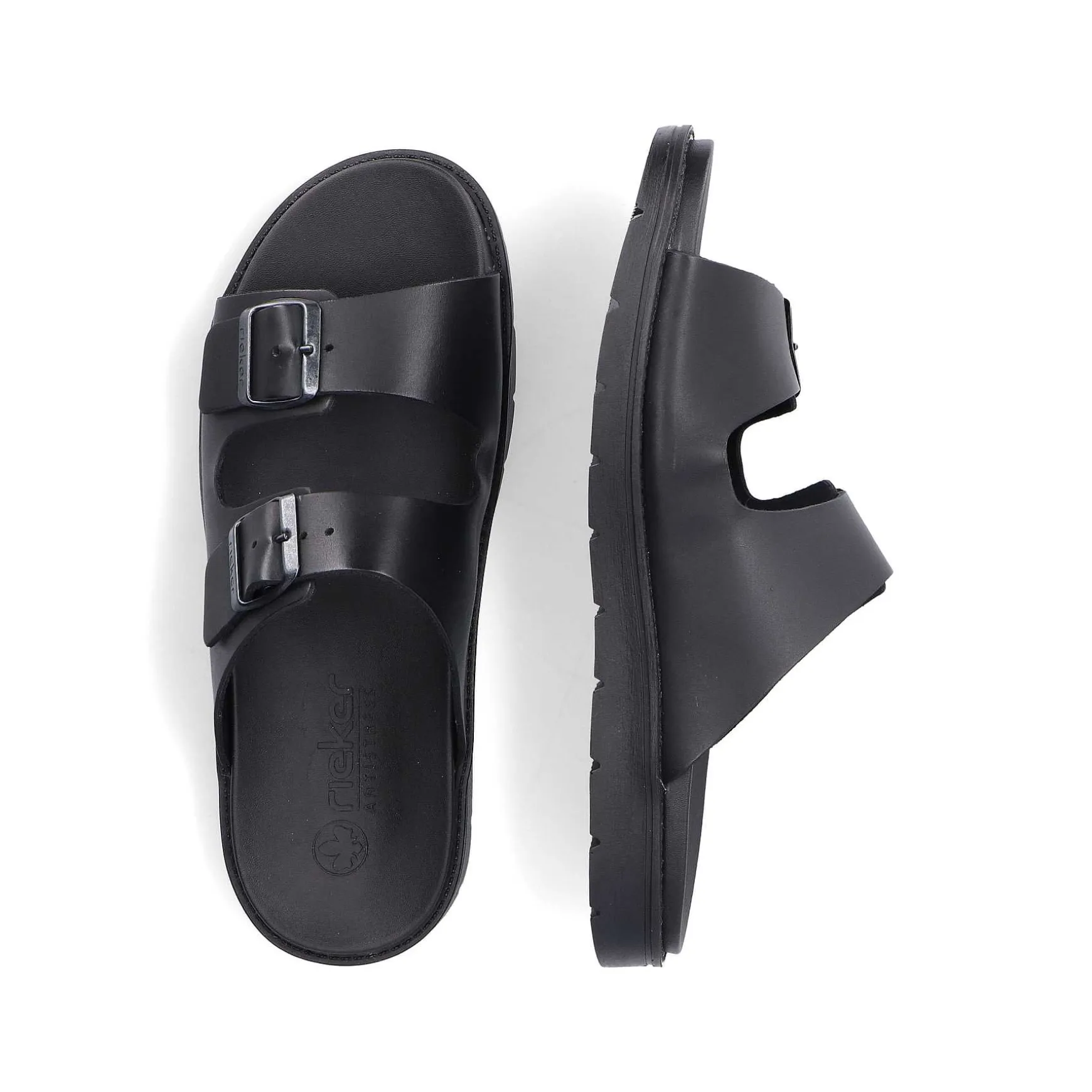 Rieker Men'S Mules Deep Black