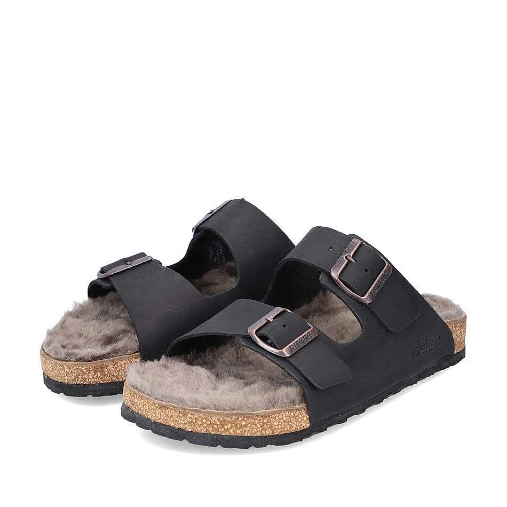 Rieker Men'S Mules Deep Black