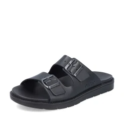Rieker Men'S Mules Deep Black
