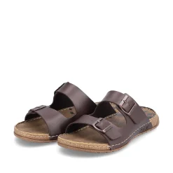 Rieker Men'S Mules Espresso Brown