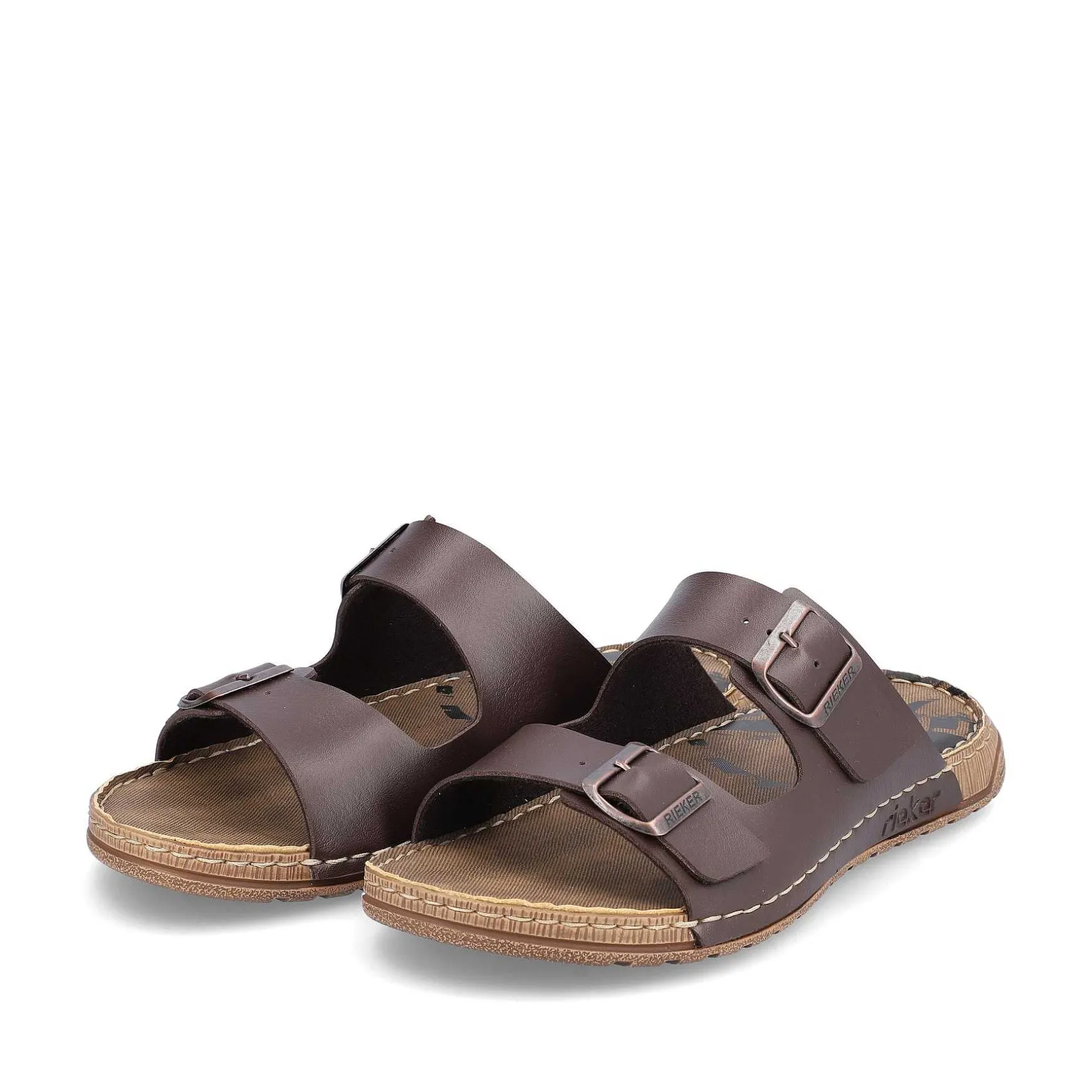 Rieker Men'S Mules Espresso Brown