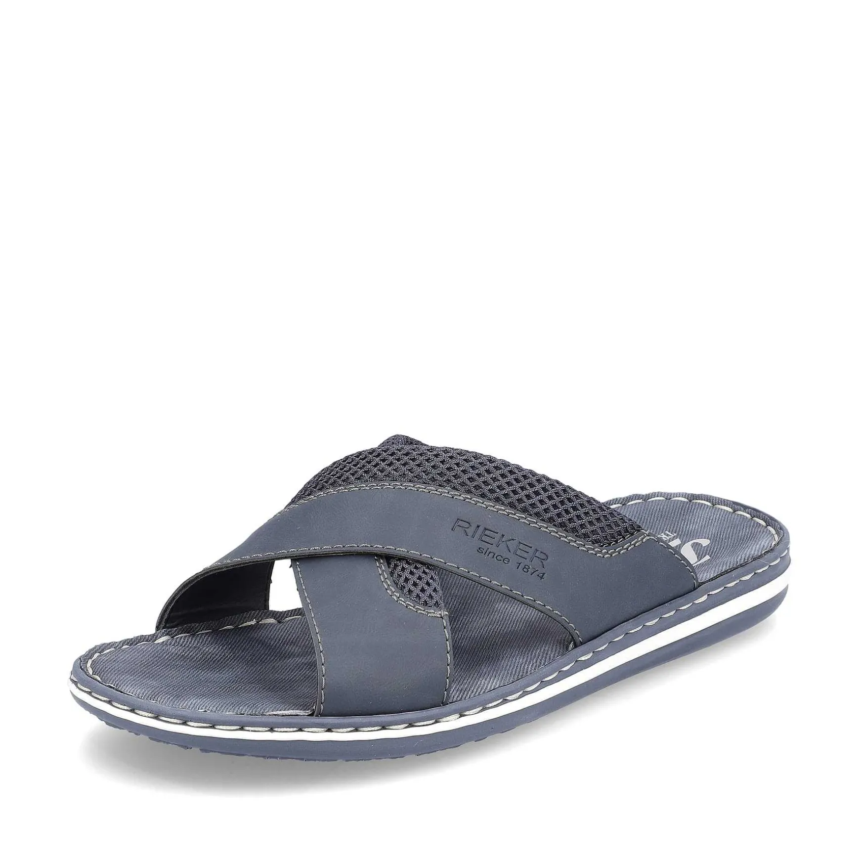 Rieker Men'S Mules Navy Blue