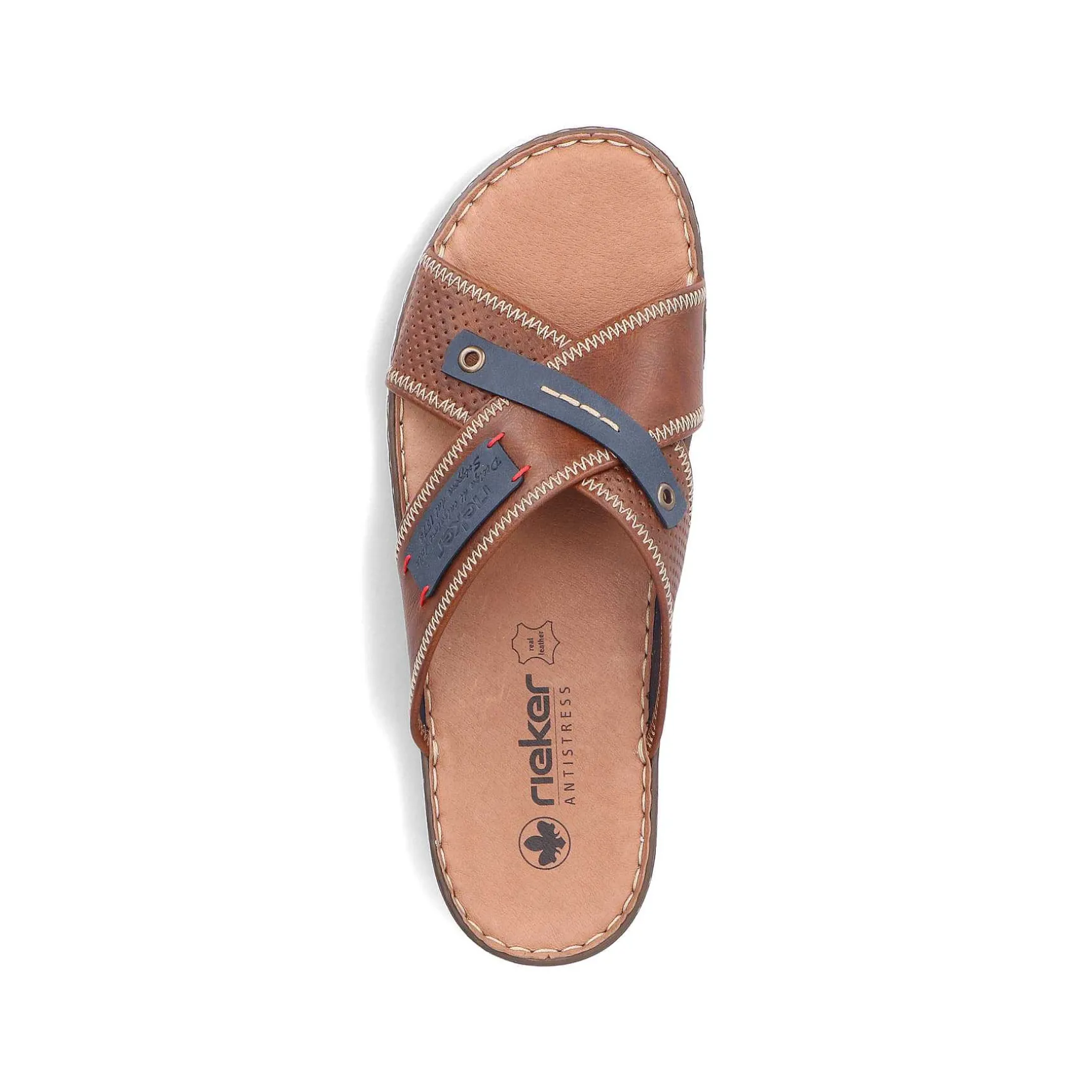 Rieker Men'S Mules Nougat Brown