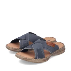 Rieker Men'S Mules Slate Blue