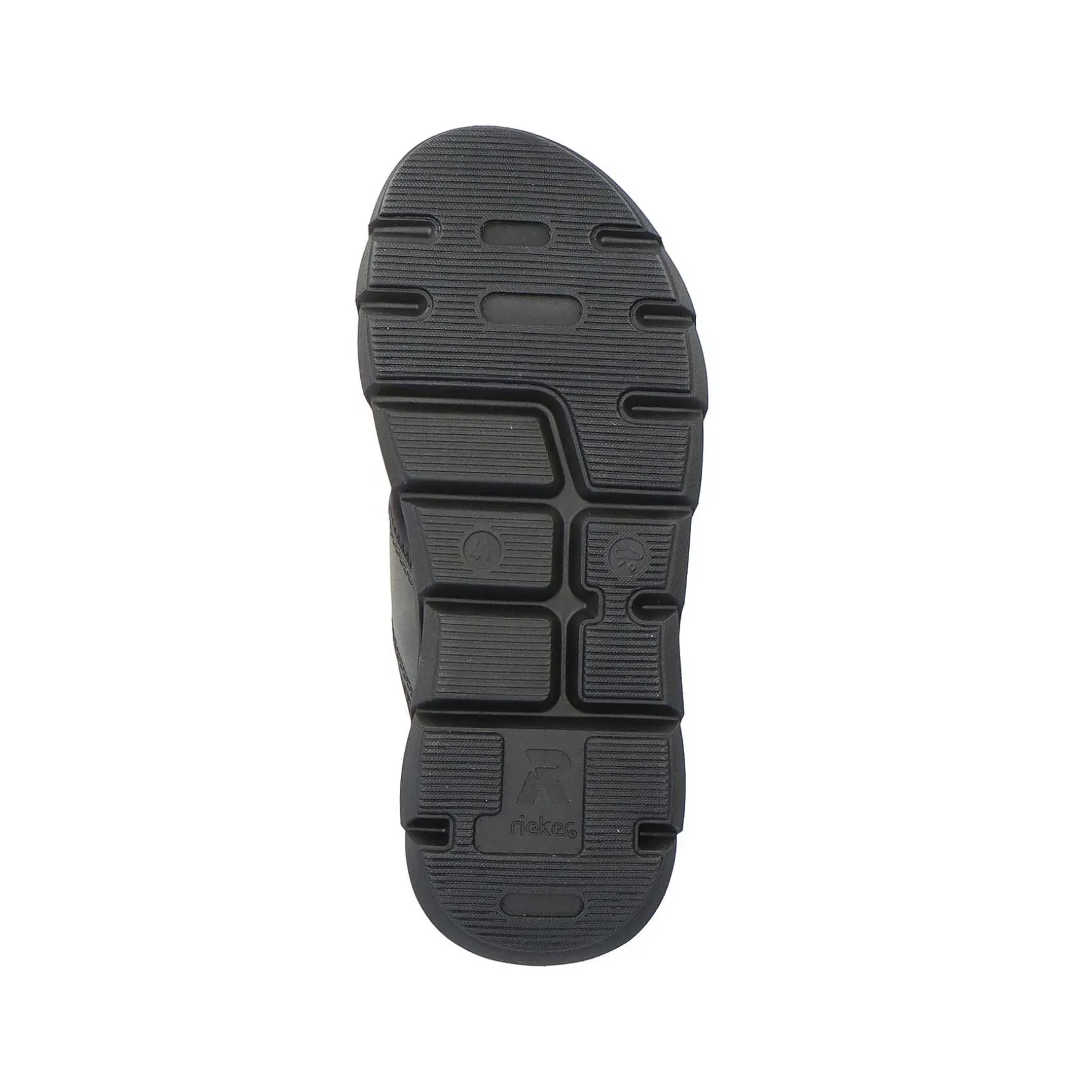 Rieker Men'S Mules Steel Black