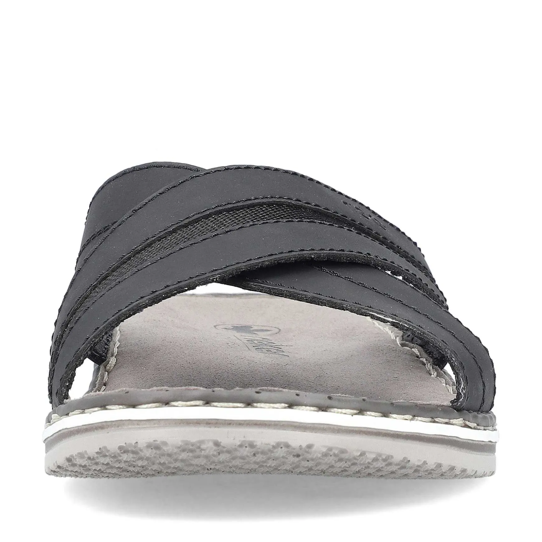 Rieker Men'S Mules Steel Black
