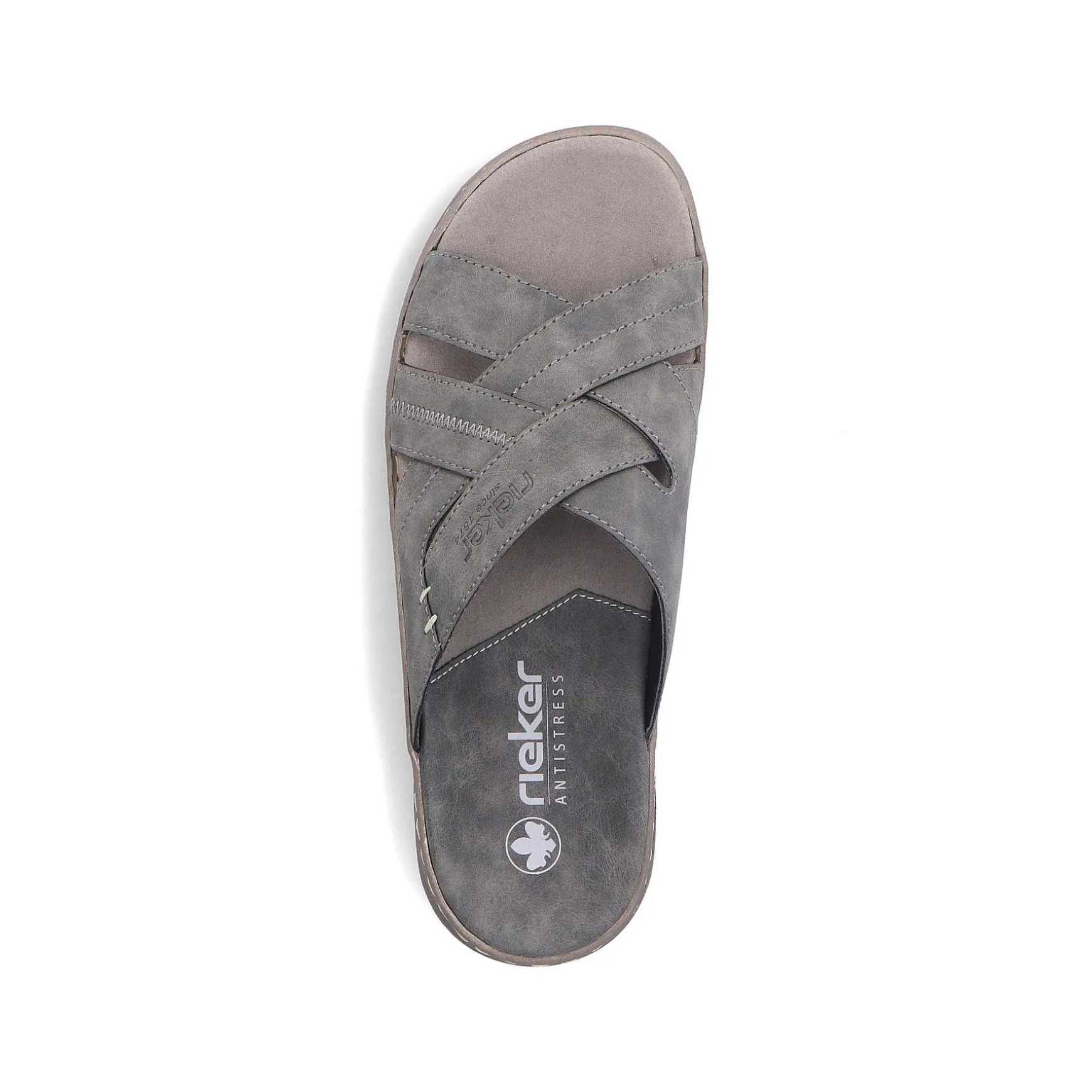 Rieker Men'S Mules Stone Gray