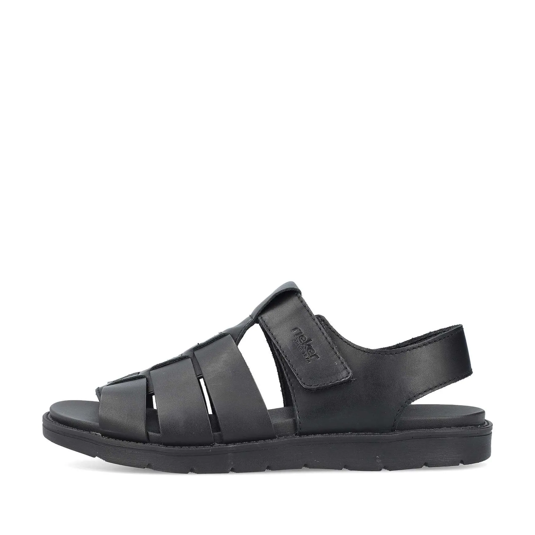 Rieker Men'S Sandals Midnight Black