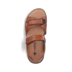 Rieker Men'S Sandals Nut Brown