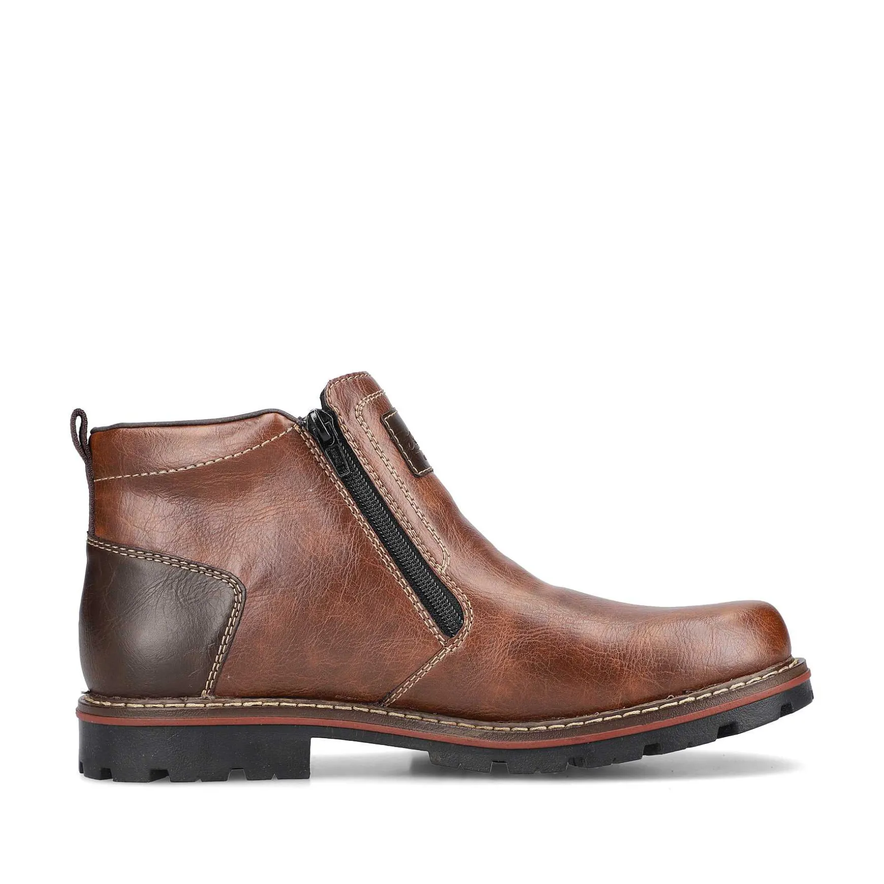 Rieker Men'S Short Boots Coffee Brown