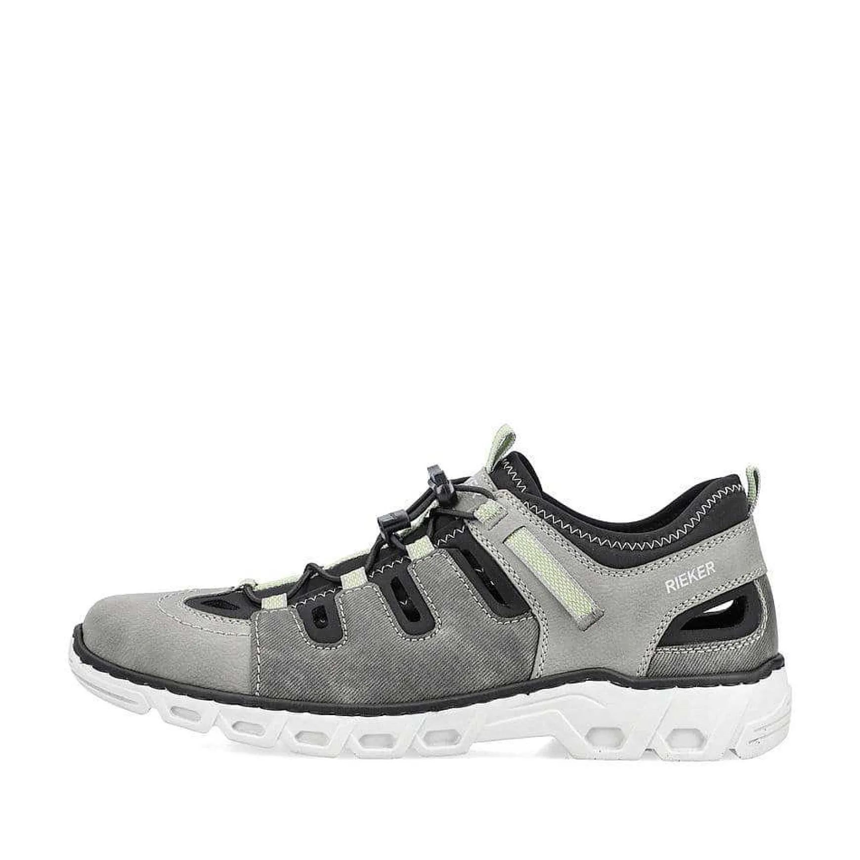 Rieker Men'S Slippers Asphalt Gray