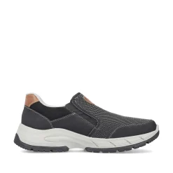 Rieker Men'S Slippers Asphalt Gray
