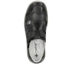 Rieker Men'S Slippers Asphalt Gray