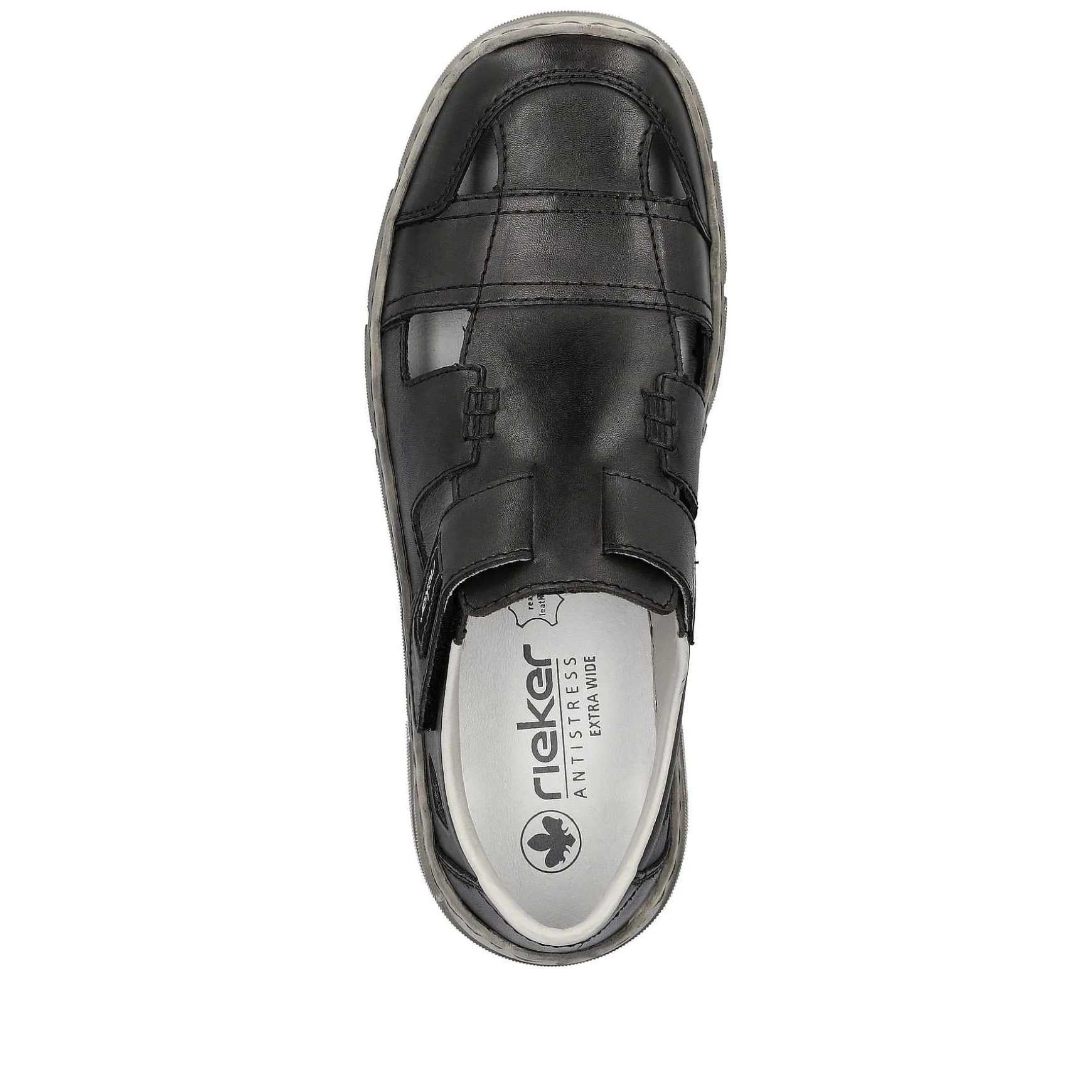 Rieker Men'S Slippers Asphalt Gray