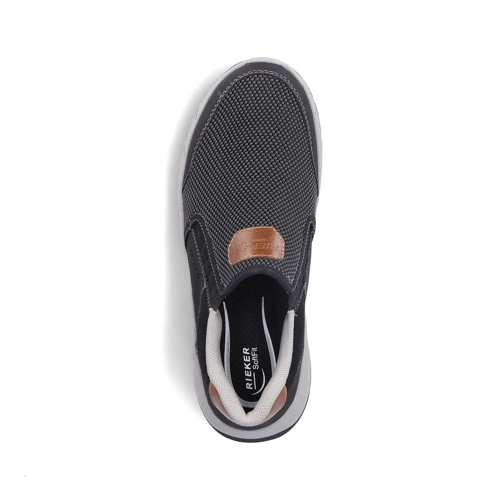 Rieker Men'S Slippers Asphalt Gray