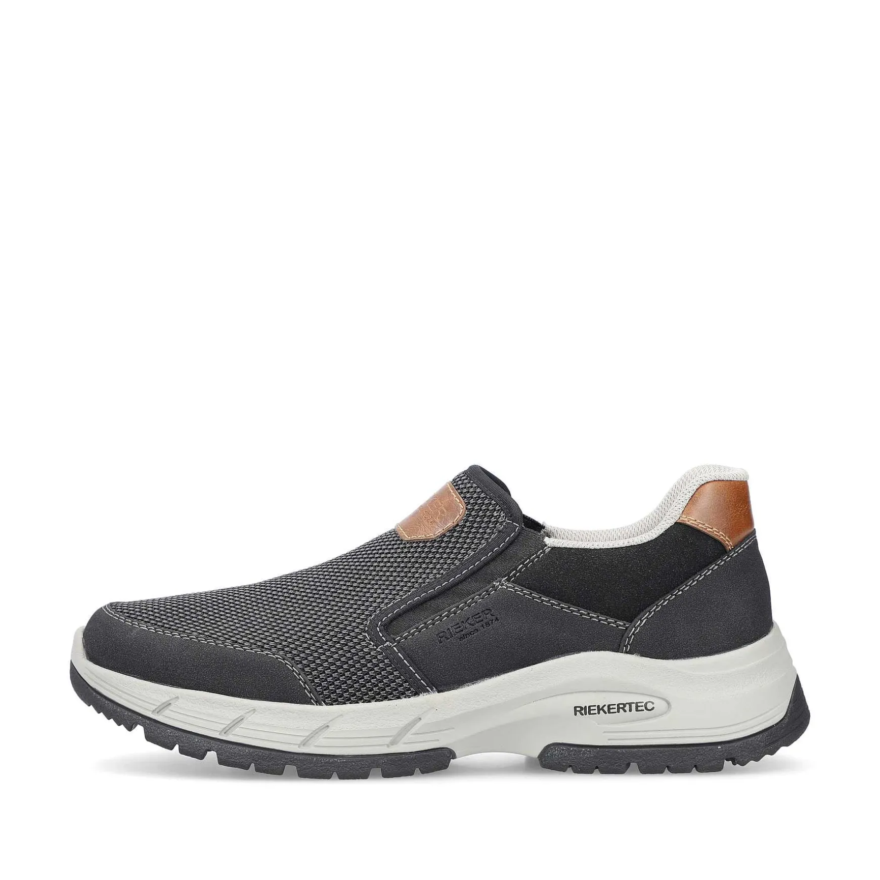 Rieker Men'S Slippers Asphalt Gray