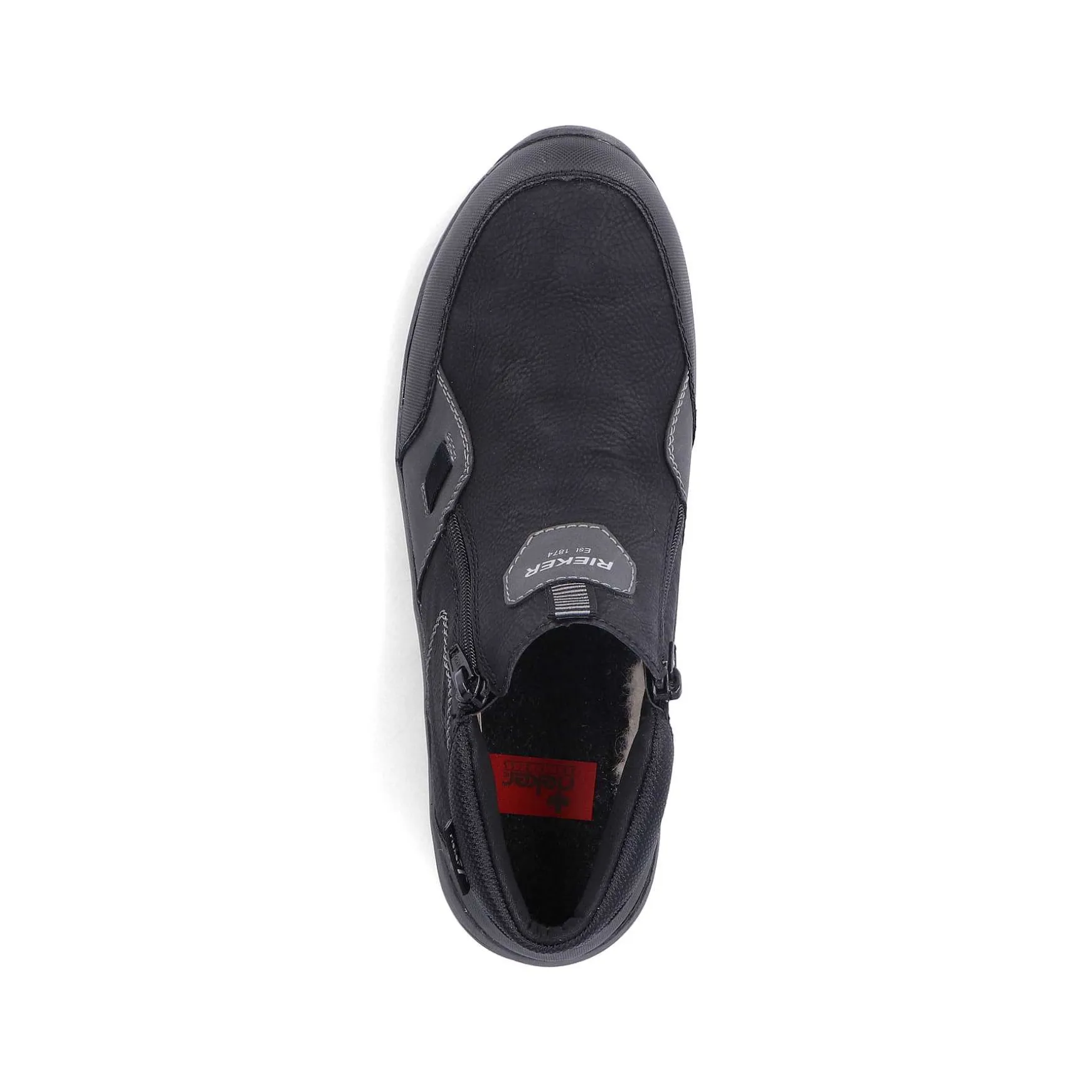 Rieker Men'S Slippers Asphalt Black