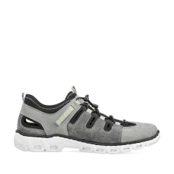 Rieker Men'S Slippers Asphalt Gray
