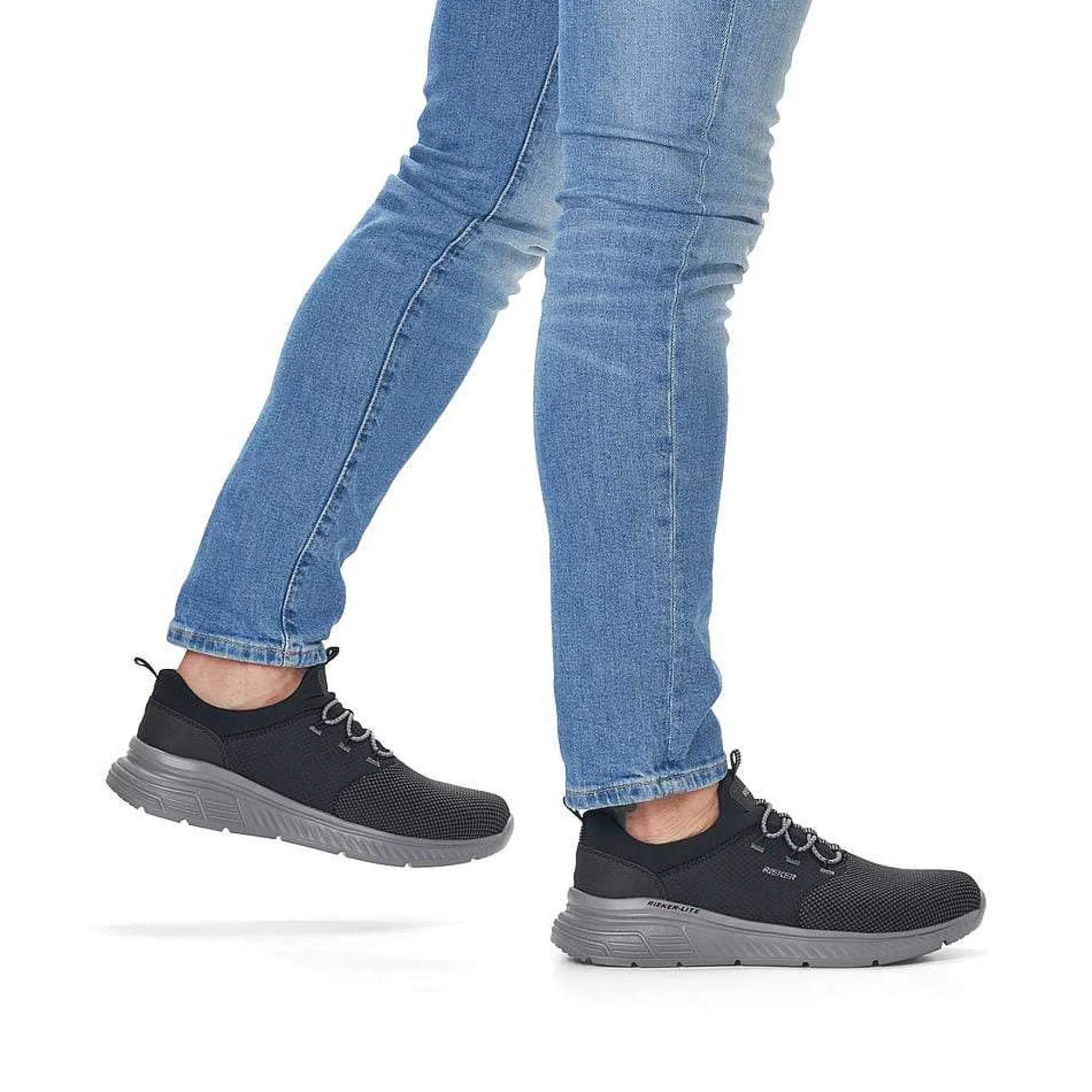 Rieker Men'S Slippers Asphalt Black