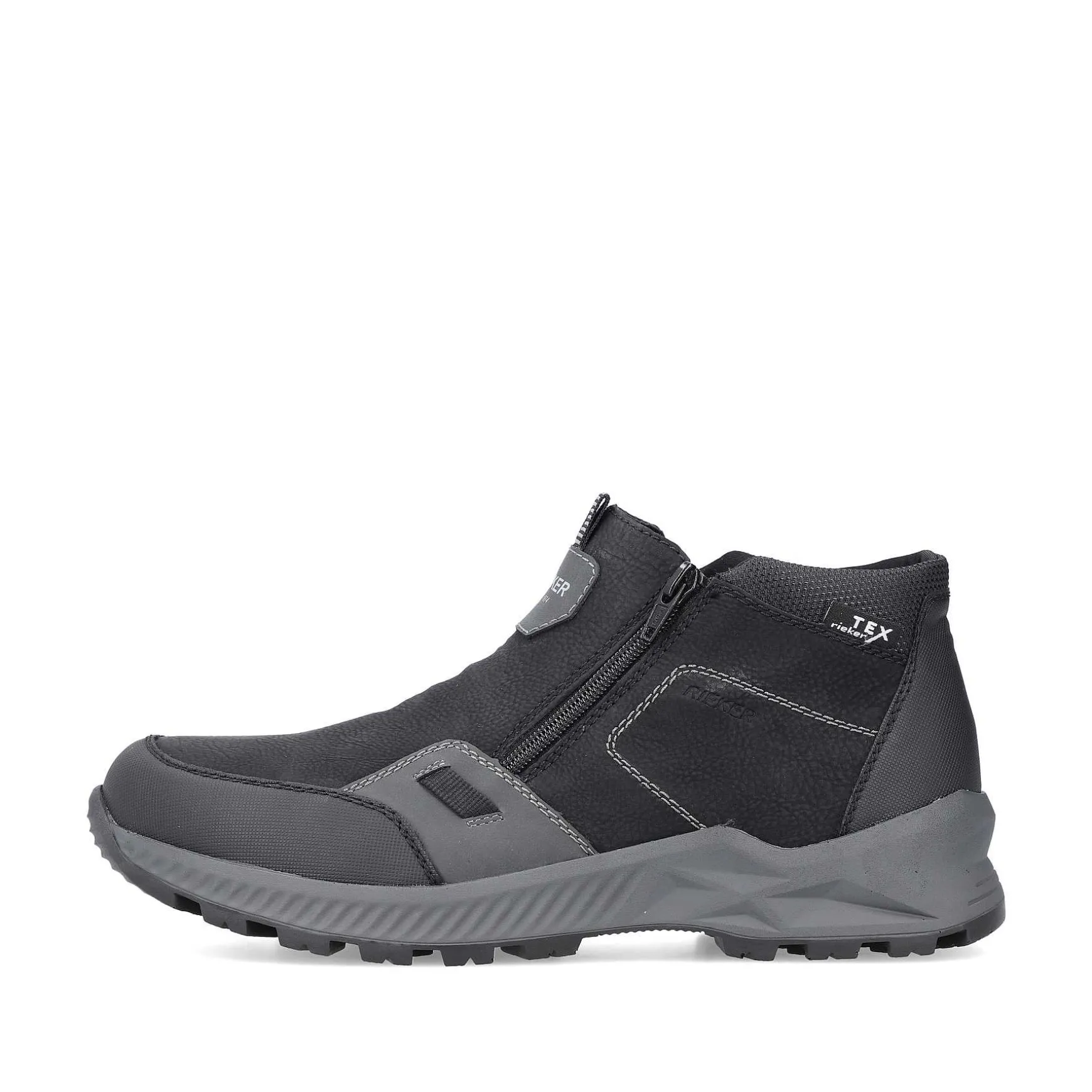 Rieker Men'S Slippers Asphalt Black