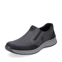 Rieker Men'S Slippers Asphalt Black