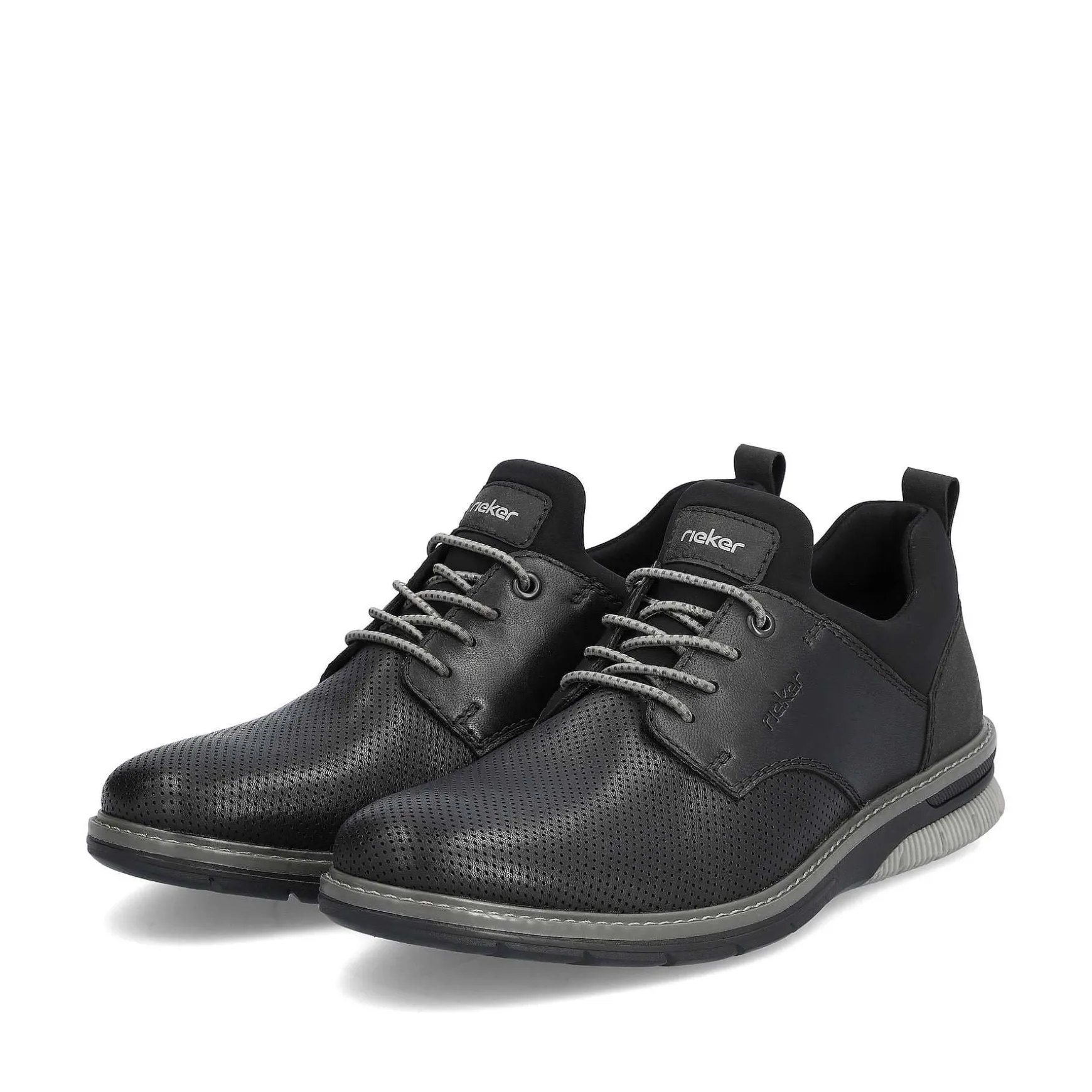 Rieker Men'S Slippers Asphalt Black