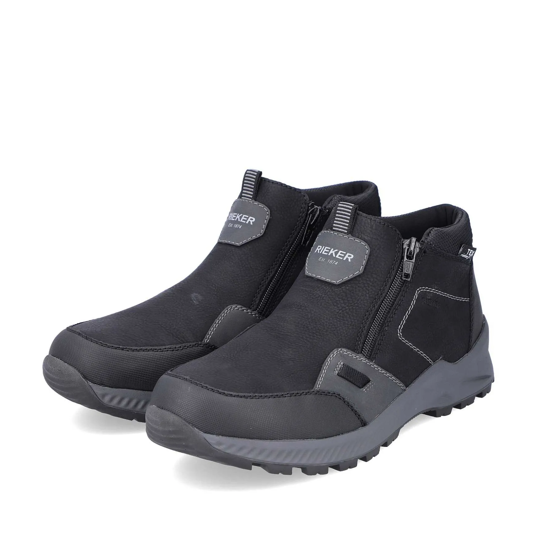 Rieker Men'S Slippers Asphalt Black