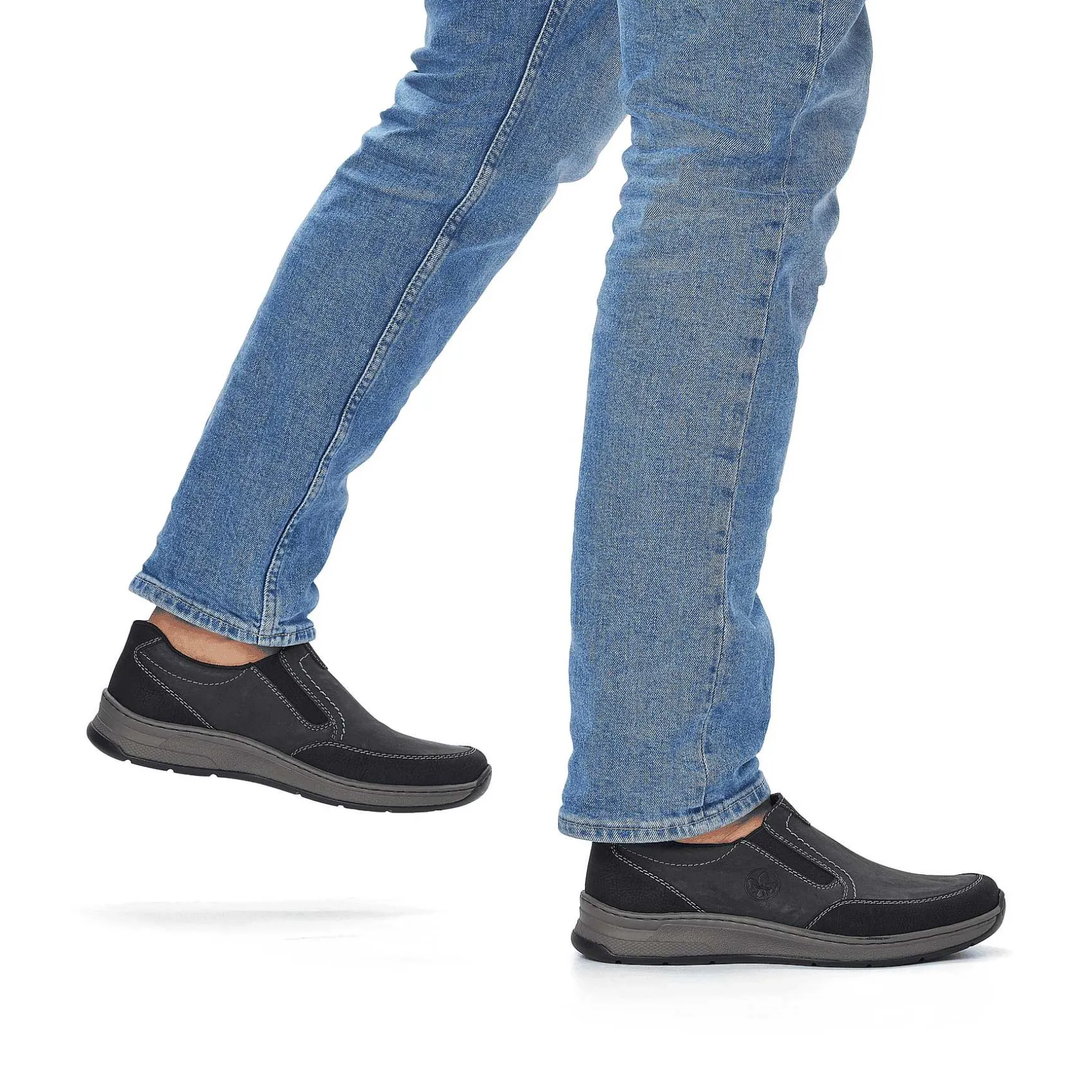 Rieker Men'S Slippers Asphalt Black