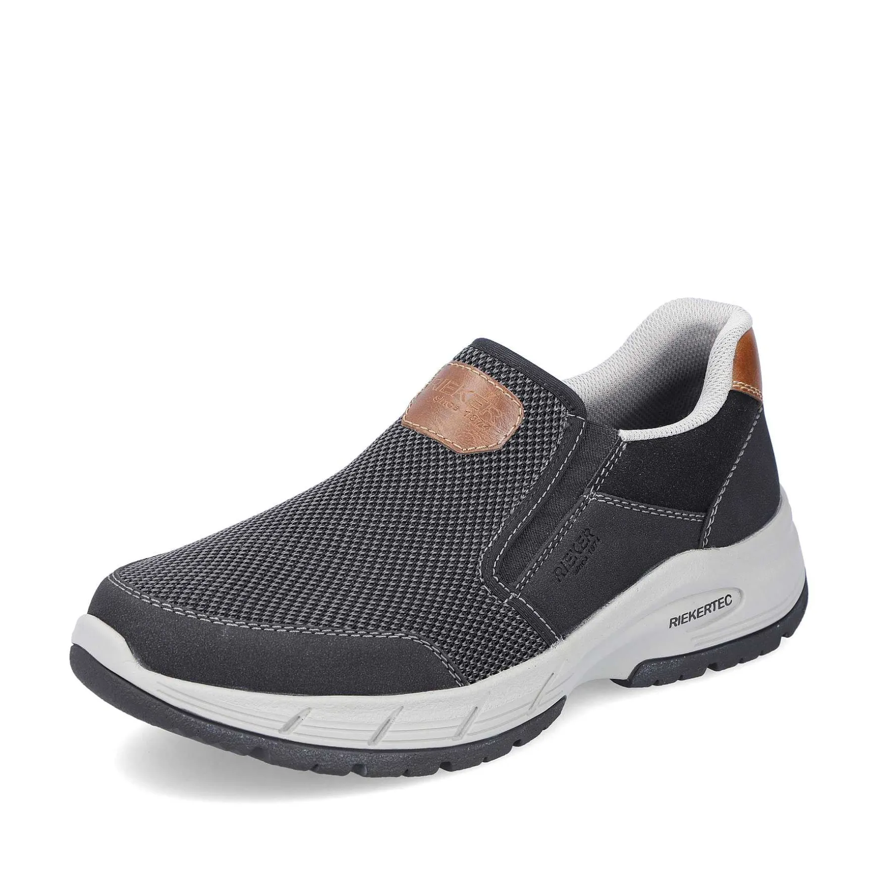 Rieker Men'S Slippers Asphalt Gray