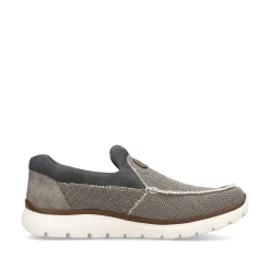 Rieker Men'S Slippers Beige-Gray